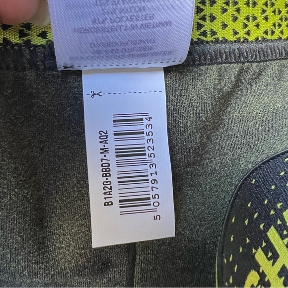 Gymshark Women’s Low Rise Seamless Black Green Apex Leggings, Size Medium - Picture 6 of 9